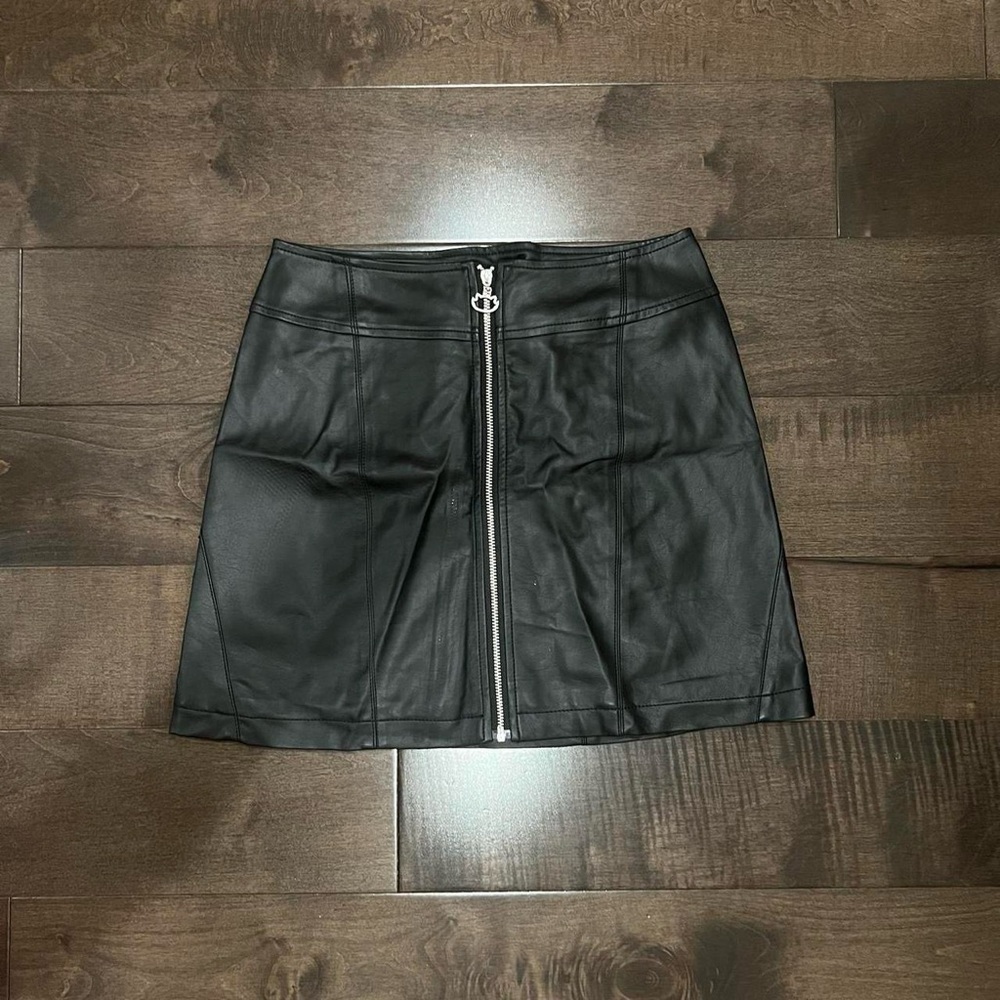 Exclusive Riverdale Josie and the Pussycats Black Faux Leather Skirt